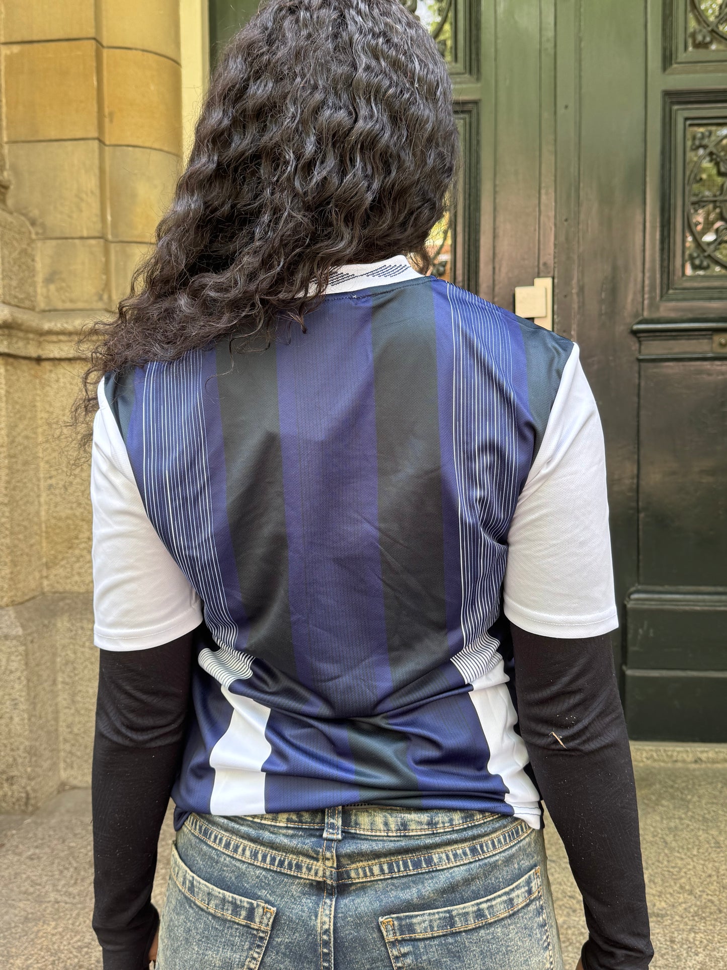 Palestine soccer jersey blue